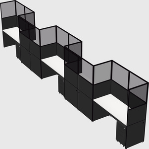 Rectangular cubicles