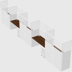 Rectangular cubicles