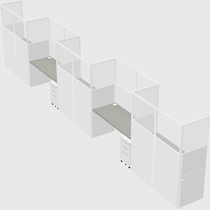 Rectangular cubicles