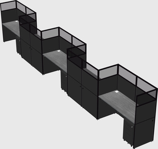 Cabines rectangulaires