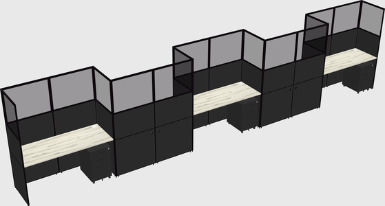 Cabines rectangulaires