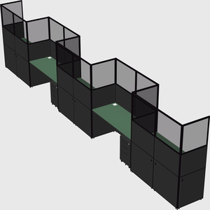 Rectangular cubicles