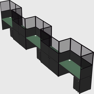 Rectangular cubicles