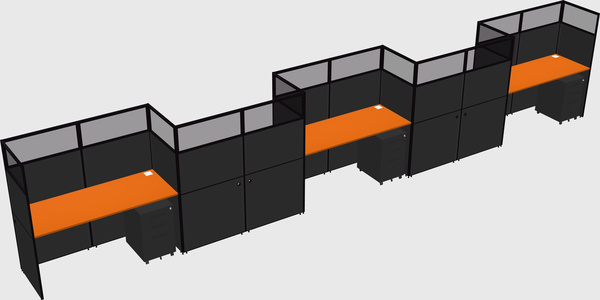 Cabines rectangulaires