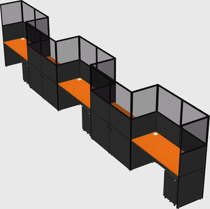 Rectangular cubicles