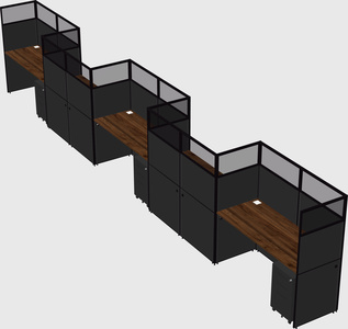 Rectangular cubicles
