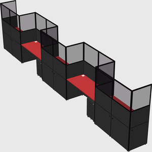Rectangular cubicles