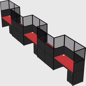 Rectangular cubicles