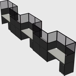 Rectangular cubicles