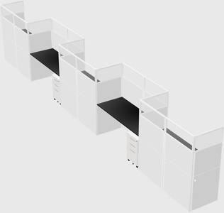 Rectangular cubicles