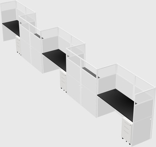Rectangular cubicles