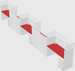 Rectangular cubicles