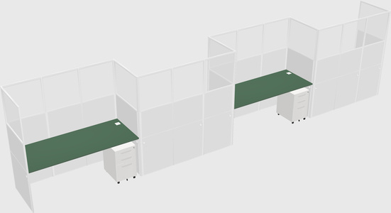 Cabines rectangulaires