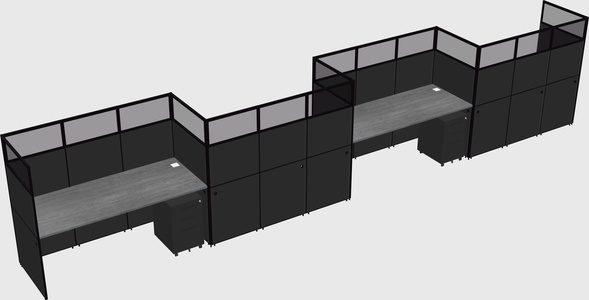 Rectangular cubicles