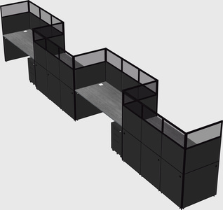 Rectangular cubicles