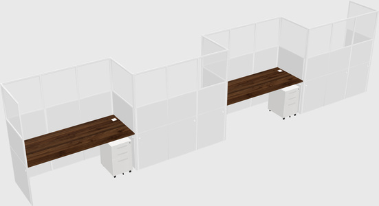 Rectangular cubicles