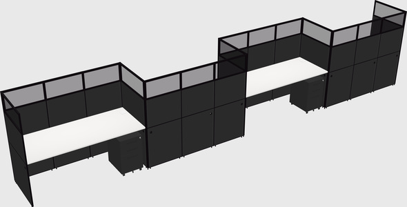 Rectangular cubicles