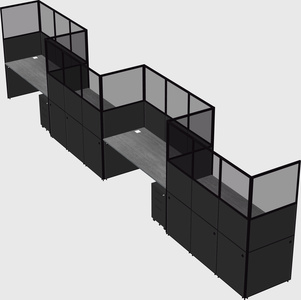 Rectangular cubicles