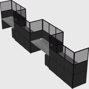 Rectangular cubicles