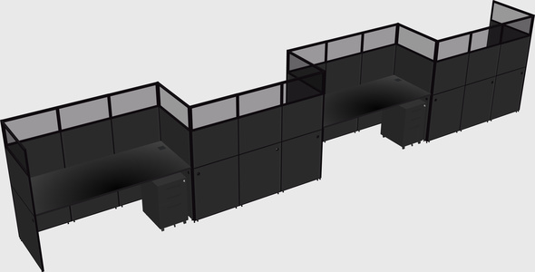 Rectangular cubicles
