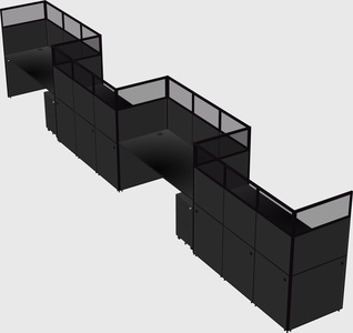 Rectangular cubicles