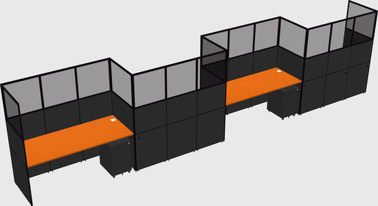 Cabines rectangulaires