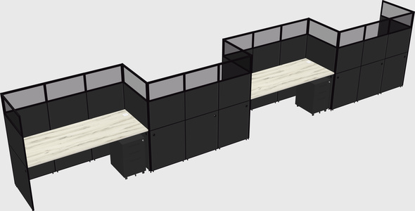 Rectangular cubicles