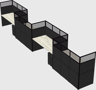 Rectangular cubicles