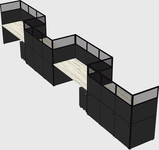 Rectangular cubicles