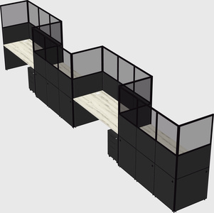 Rectangular cubicles