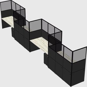 Rectangular cubicles