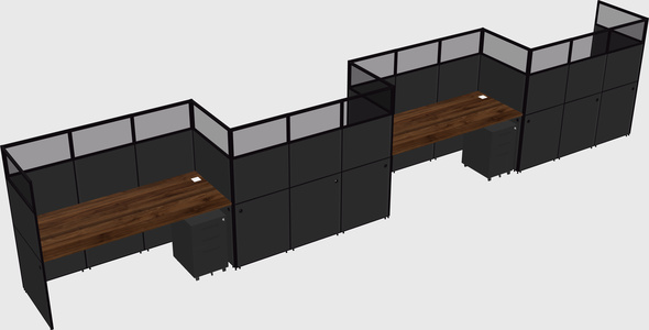 Rectangular cubicles