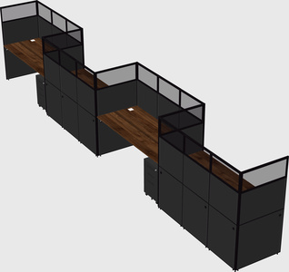 Rectangular cubicles