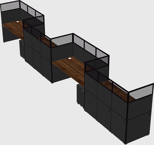 Rectangular cubicles
