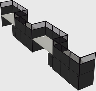 Rectangular cubicles