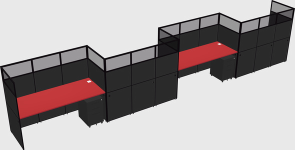 Rectangular cubicles