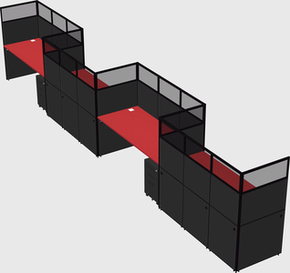 Rectangular cubicles