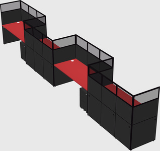Rectangular cubicles