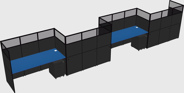 Rectangular cubicles