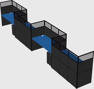 Rectangular cubicles