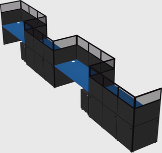 Rectangular cubicles