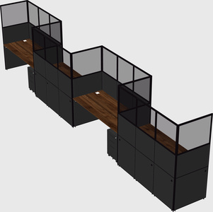 Rectangular cubicles