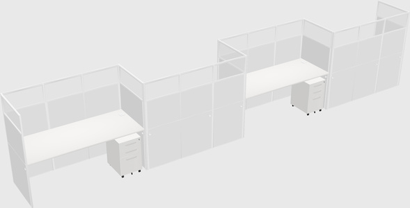 Rectangular cubicles