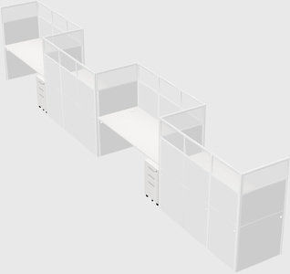 Rectangular cubicles