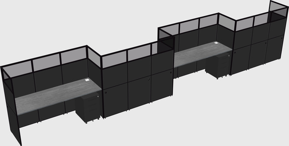 Rectangular cubicles