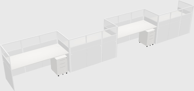 Rectangular cubicles