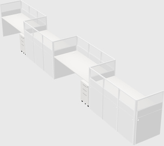Rectangular cubicles