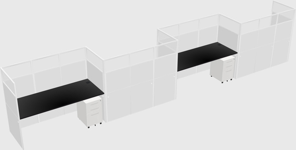 Rectangular cubicles