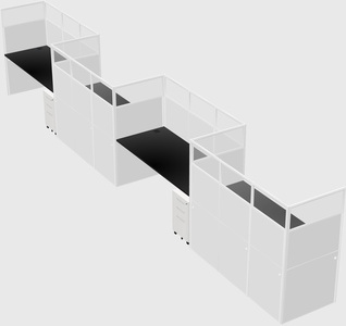 Rectangular cubicles