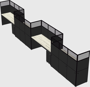 Rectangular cubicles